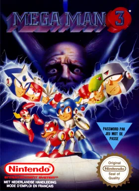 Mega Man 3 (USA) box cover front